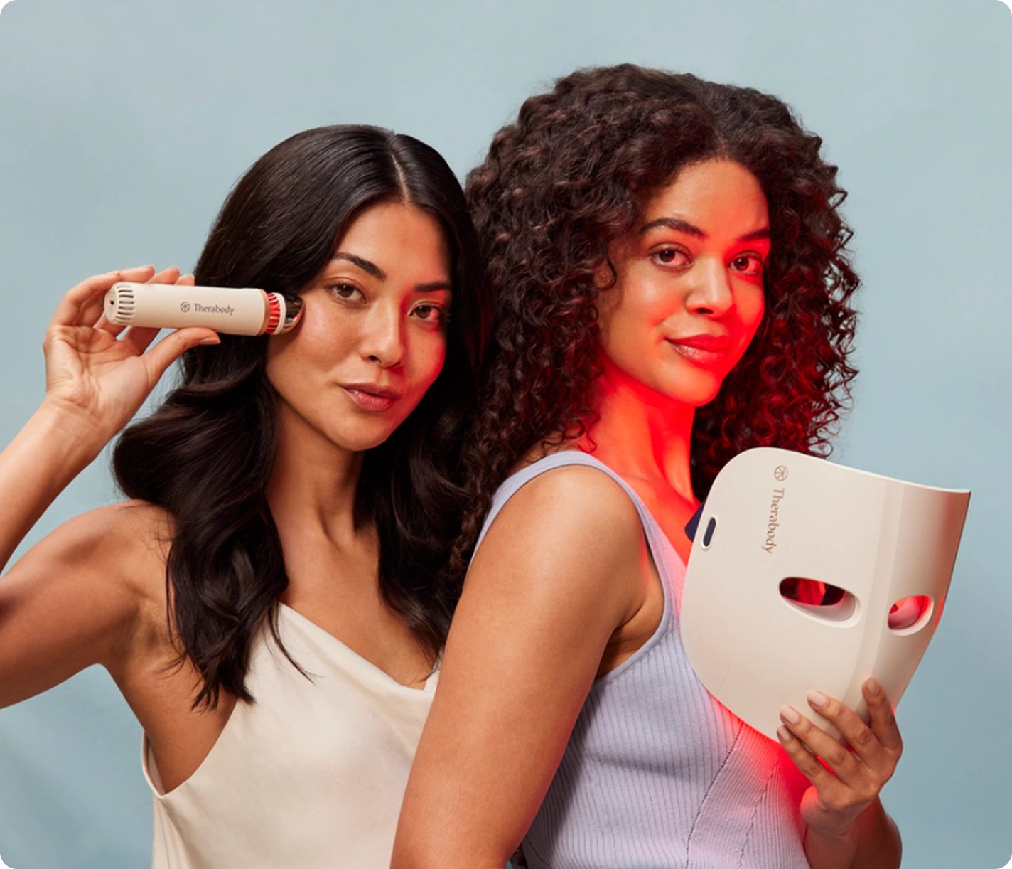 Anti-Aging Bundle: TheraFace Mask Glo + Depuffing Wand | Therabody
