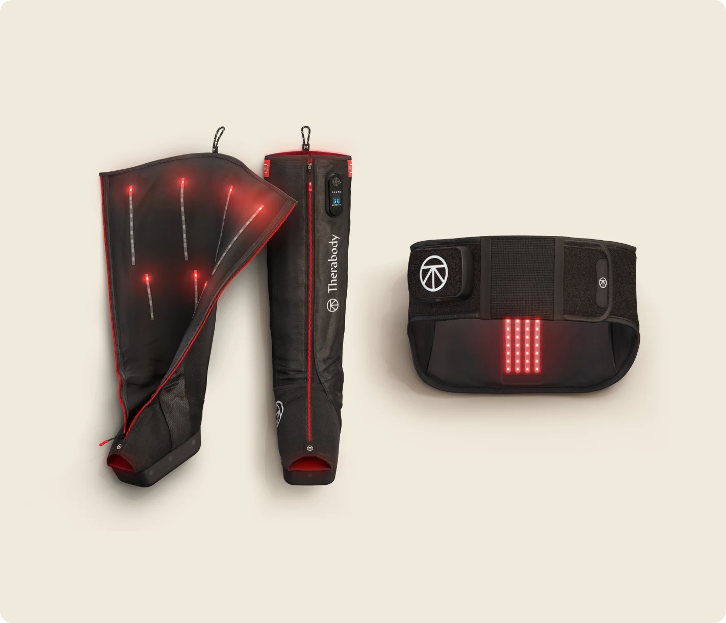 Back & Legs Bundle: JetBoots PRO Plus + ThermBack LED | Therabody