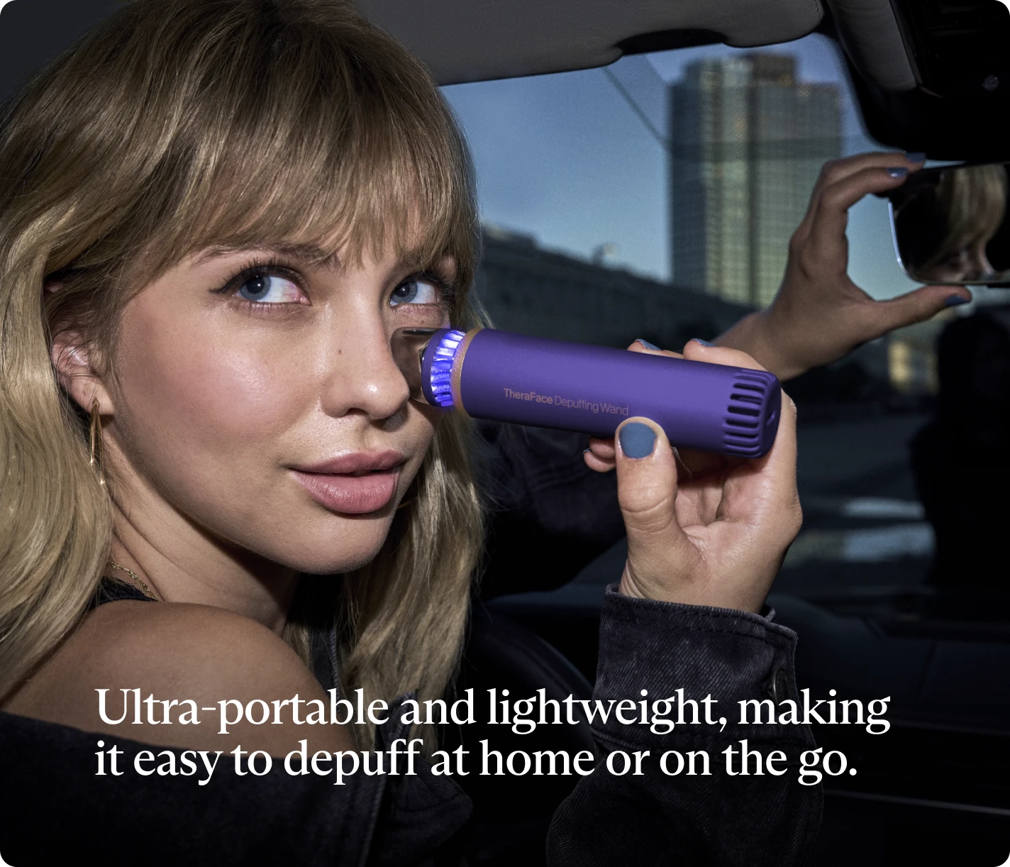 Ultra-portable and lightweight, making it easy to depuff at home or on the go.