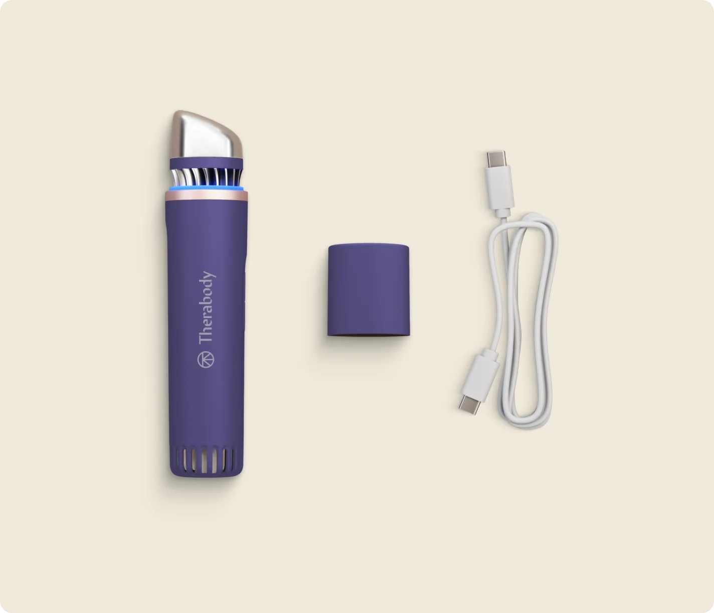 TheraFace Depuffing Wand (Inidigo) | Reduce Puffiness & Boost