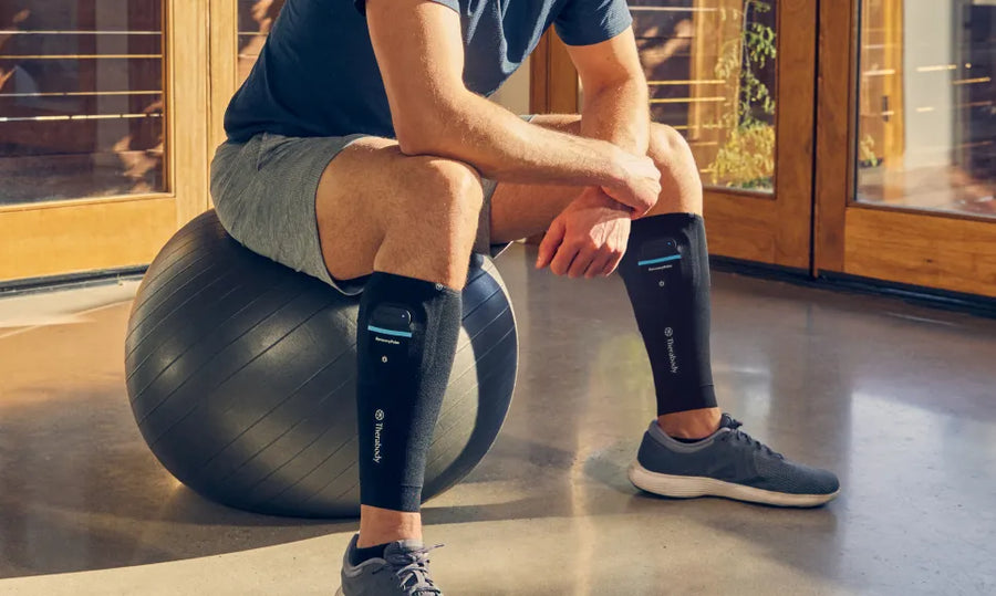 RecoveryPulse Calf compression therapy