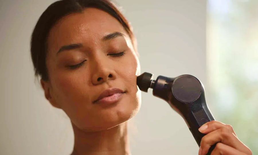 Precision massage for facial tension